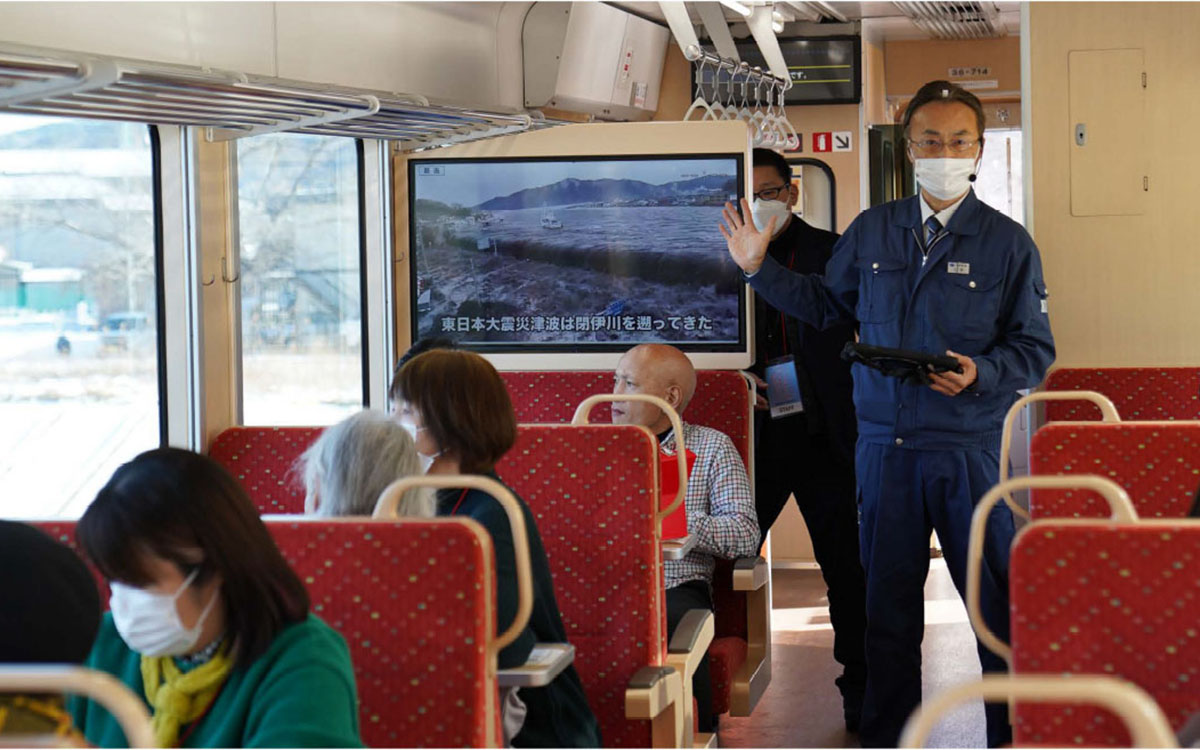 三陸鉄道防災ツーリズム等実証事業