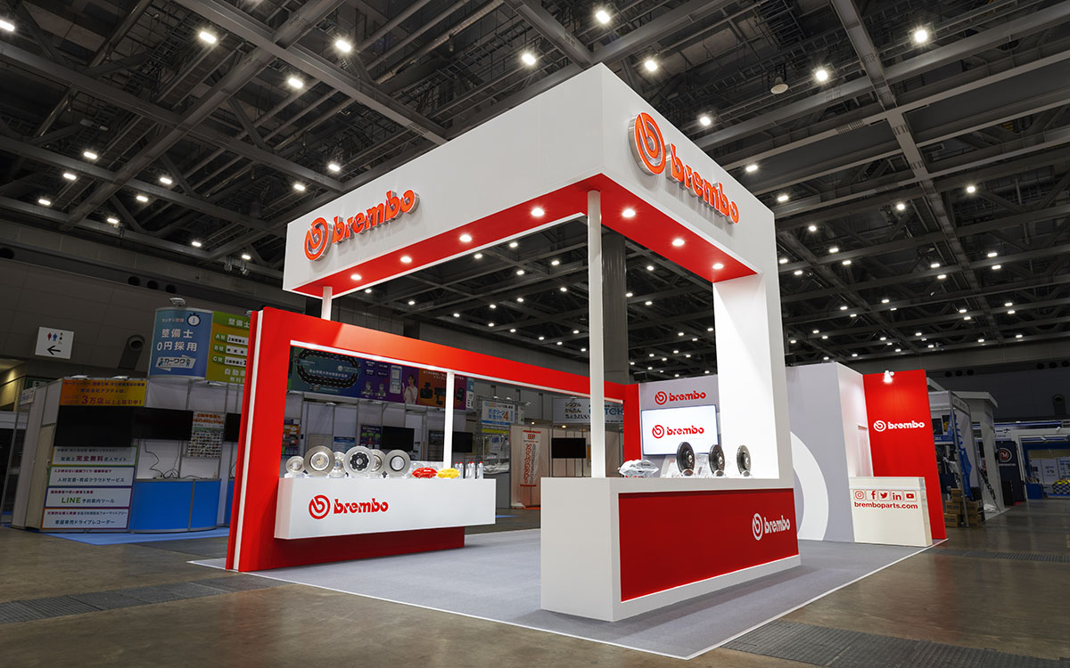 Brembo Japan Booth at The 19th International Auto Aftermarket EXPO 2022
