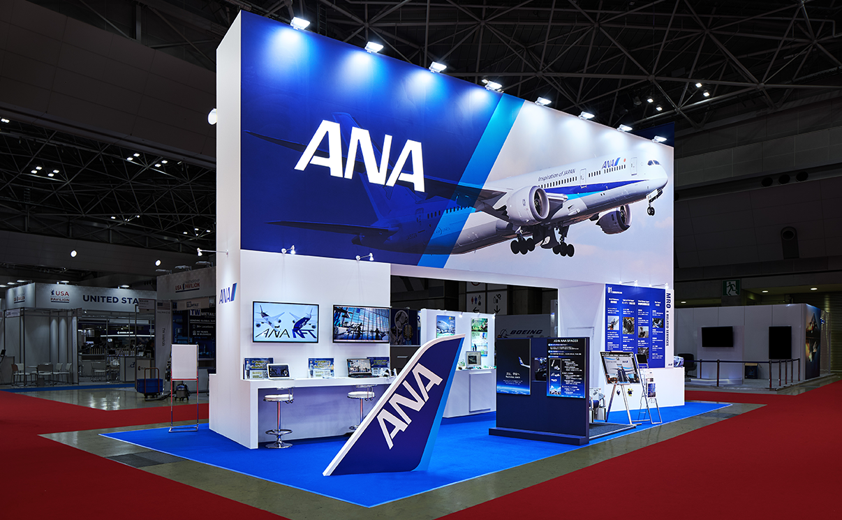 2024国際航空宇宙展 全日本空輸株式会社ブース装飾