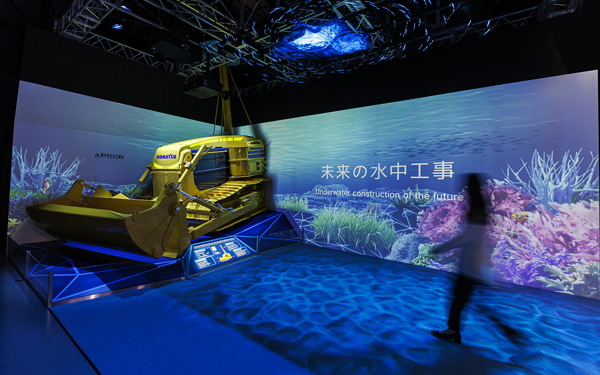 Asunaro Aoki Construction and Komatsu to jointly exhibit at the Expo 2025 Osaka, Kansai, Japan “Underwater Construction of the Future”