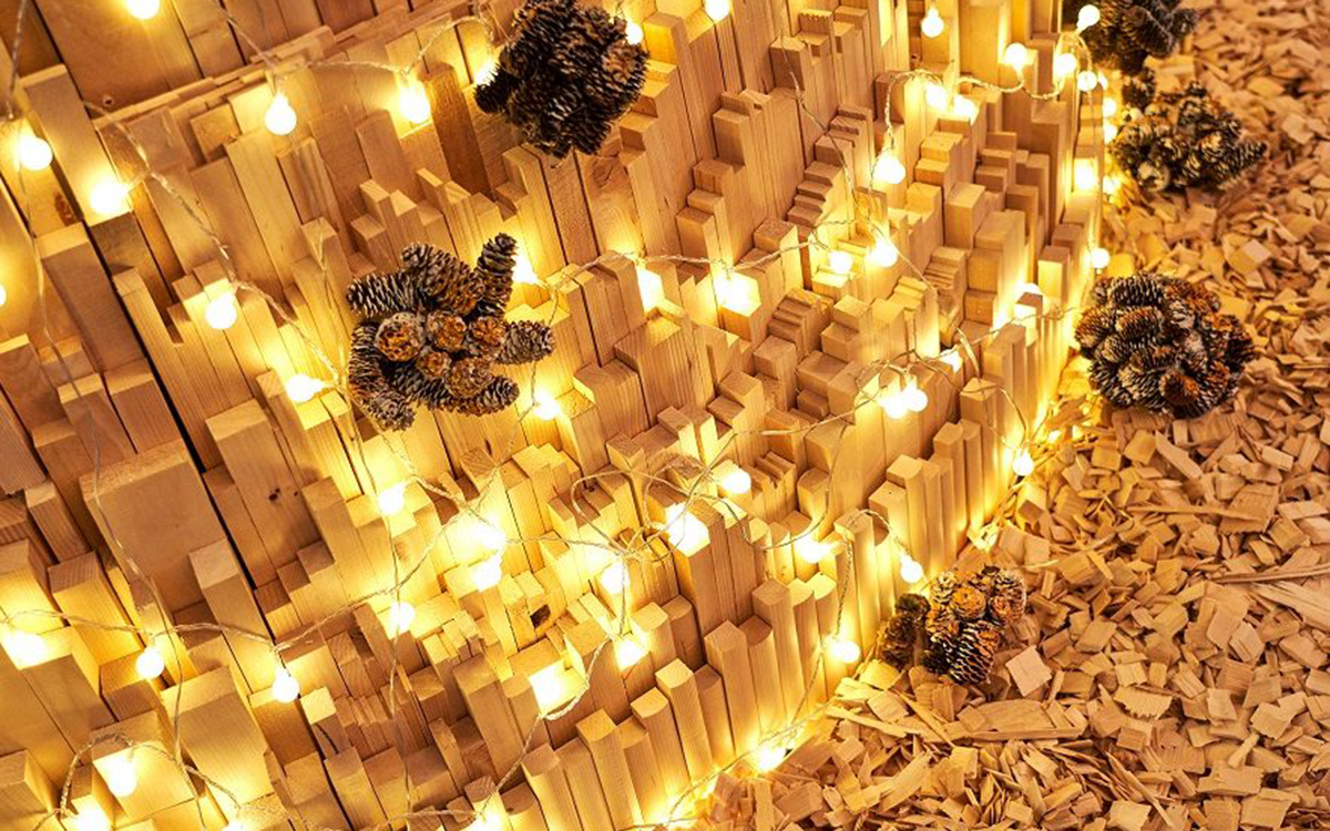 ヤマハ銀座店 クリスマス装飾「The Next 100 Layers」