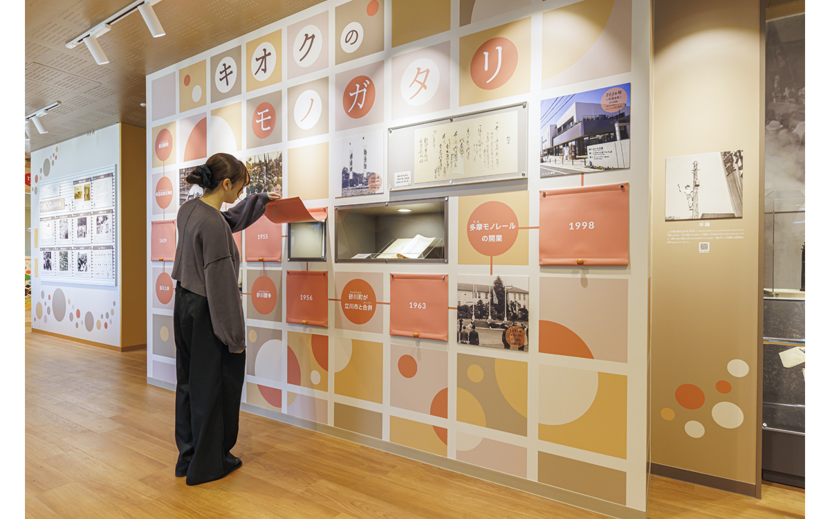 WORKS：立川市砂川学習館　「砂川の歴史と文化の展示コーナー」～スナガワショートストーリーズ～