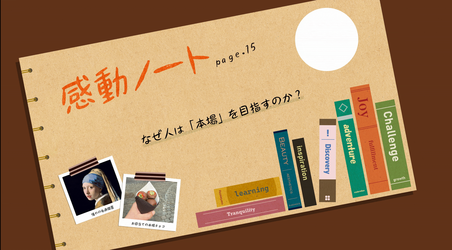 〈感動ノート page.15〉なぜ人は「本場」を目指すのか？